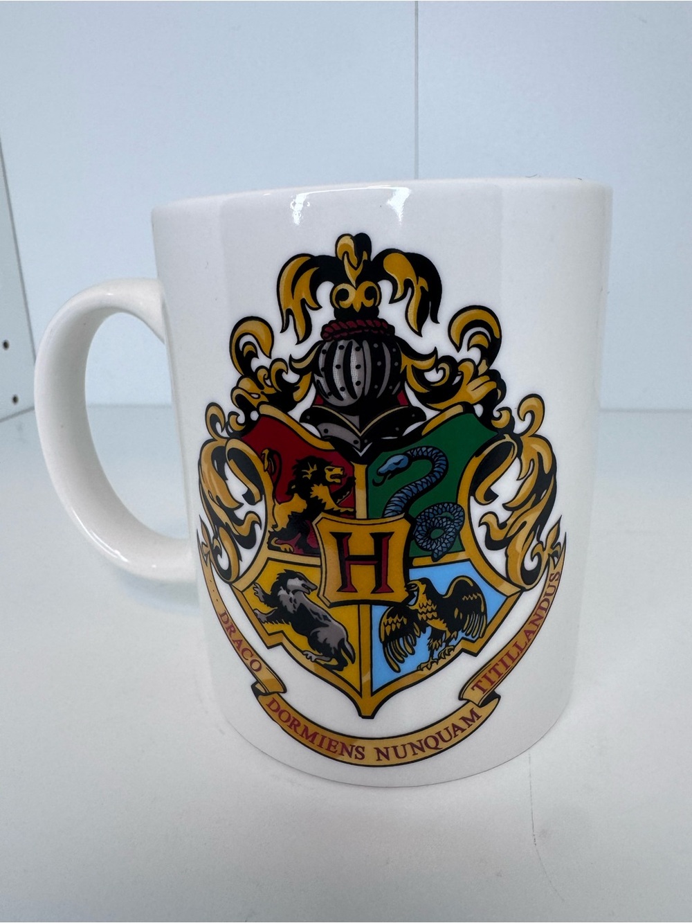 Harry Potter Hogwarts Crest Coffee Mug Paladone Ceramic Wizarding World (s21)
